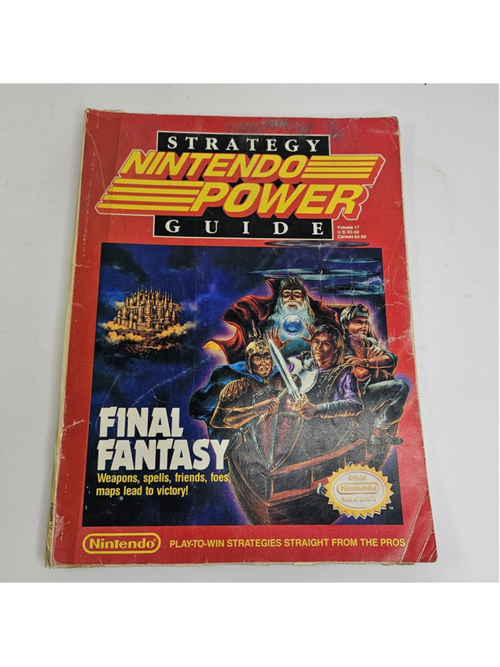 Nintendo Power Strategy Guide Final Fantasy Vol 17 NES Official 1990 Vintage...